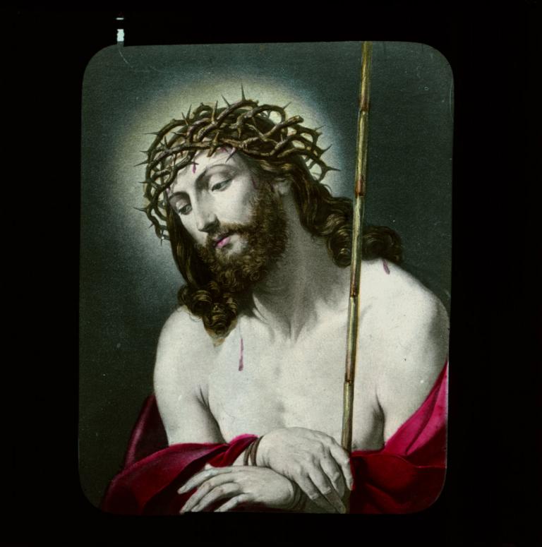 'The Man of Sorrows' Christ wearing the crown of thorns